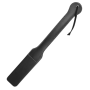 Paleta KINK - FINE LONG, pentru jocuri erotice BDSM, din piele, negru, 45.5 X 5.5 CM